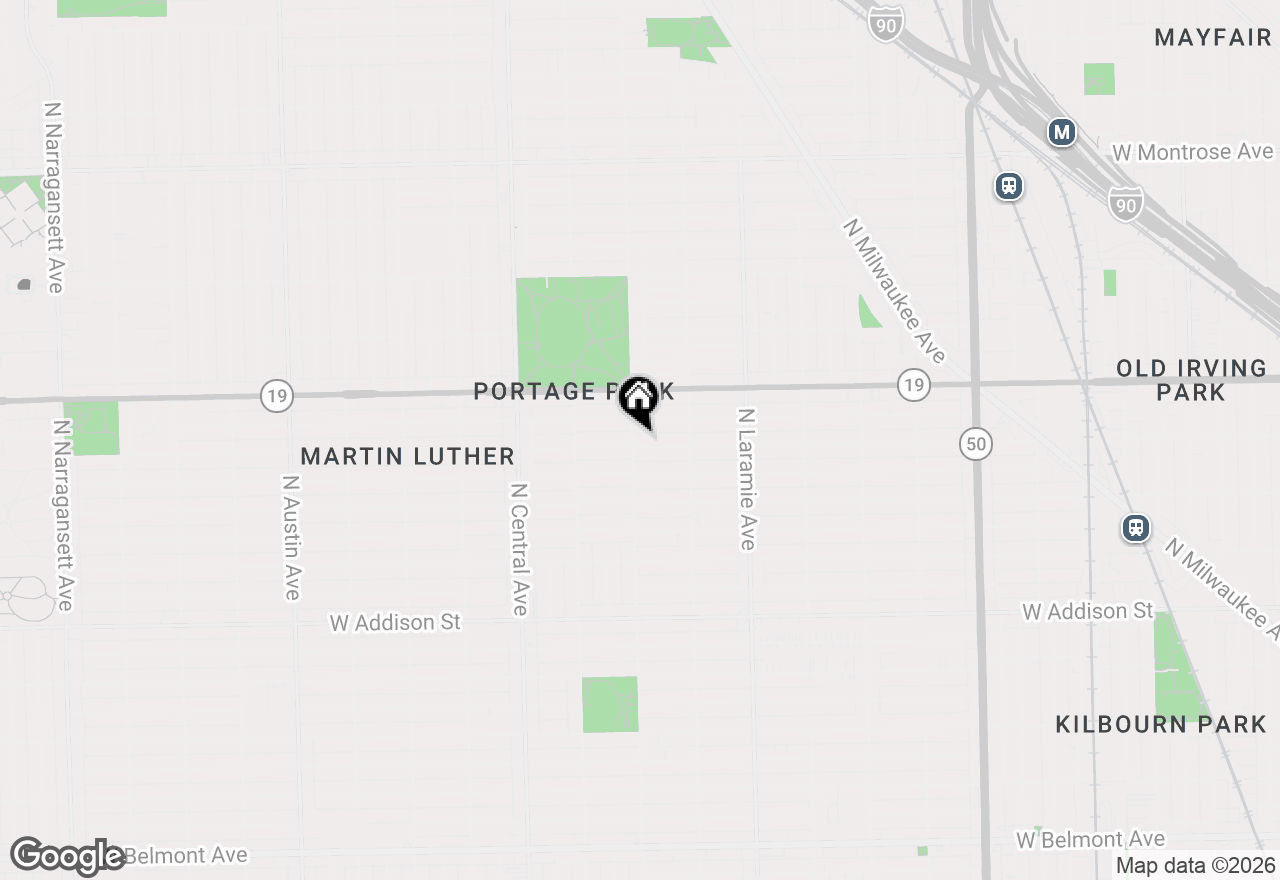 Map of 5354 W Byron Street #2, Chicago, IL 60641