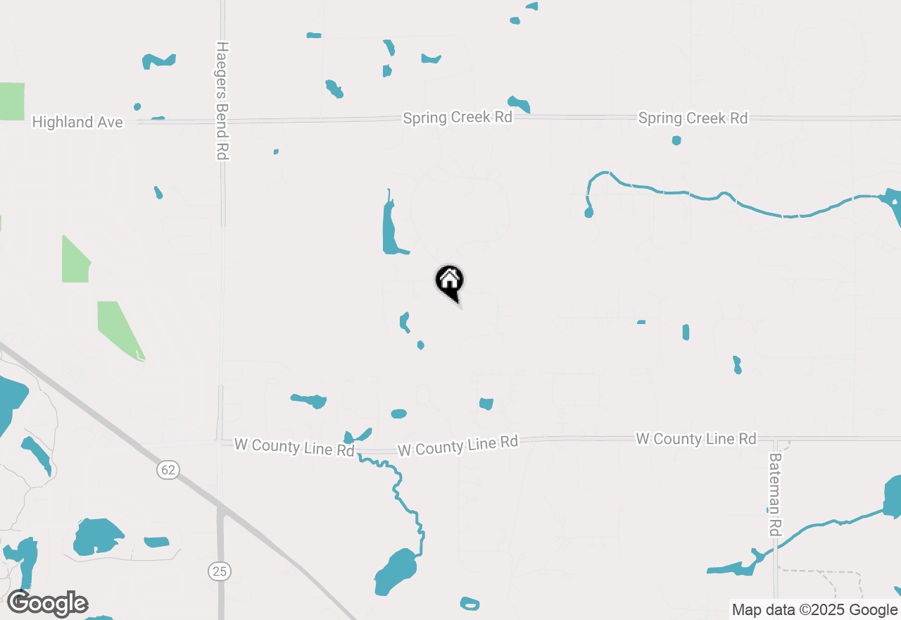 Map of 22 Spring Lane, Barrington Hills, IL 60010