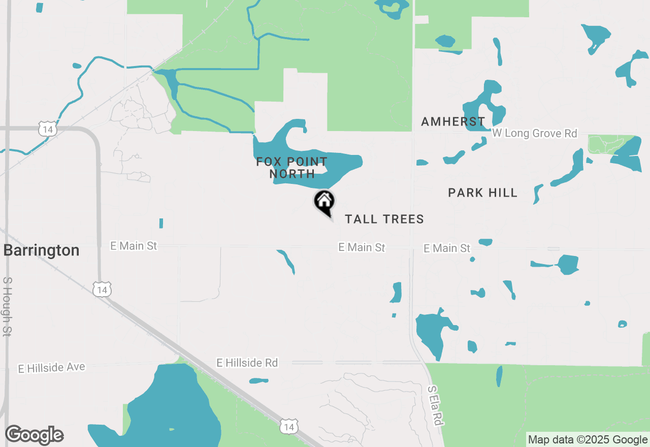 Map of 245 Cold Spring Road, Barrington, IL 60010
