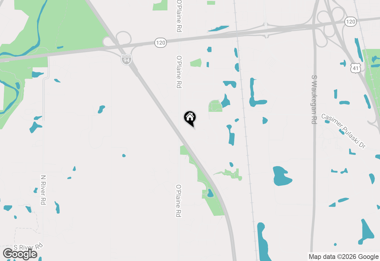 Map of 4532 W Quill Lane, Waukegan, IL 60085