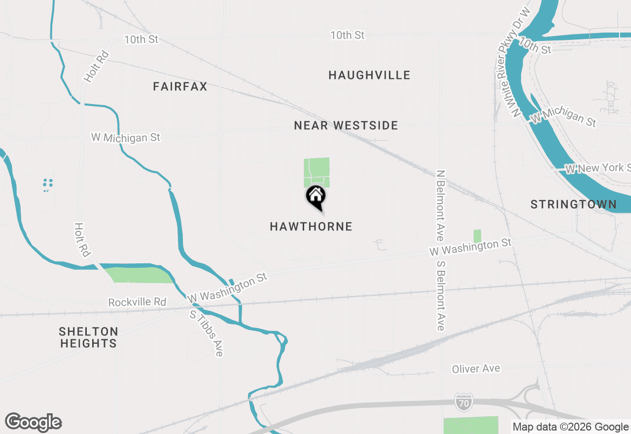 Map of 2907 Kirkbride Way, Indianapolis, IN 46222