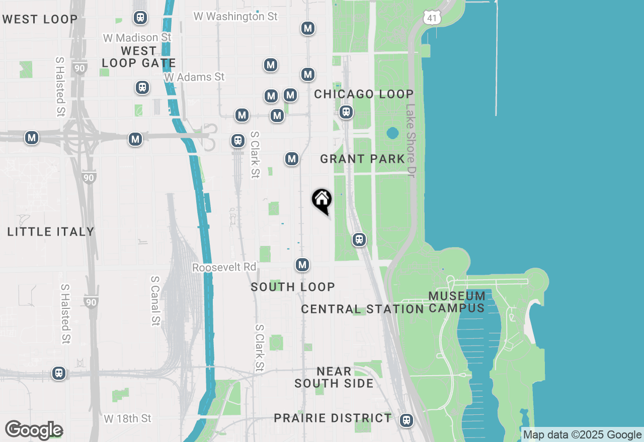 Map of 910 S Michigan Avenue #607, Chicago, IL 60605