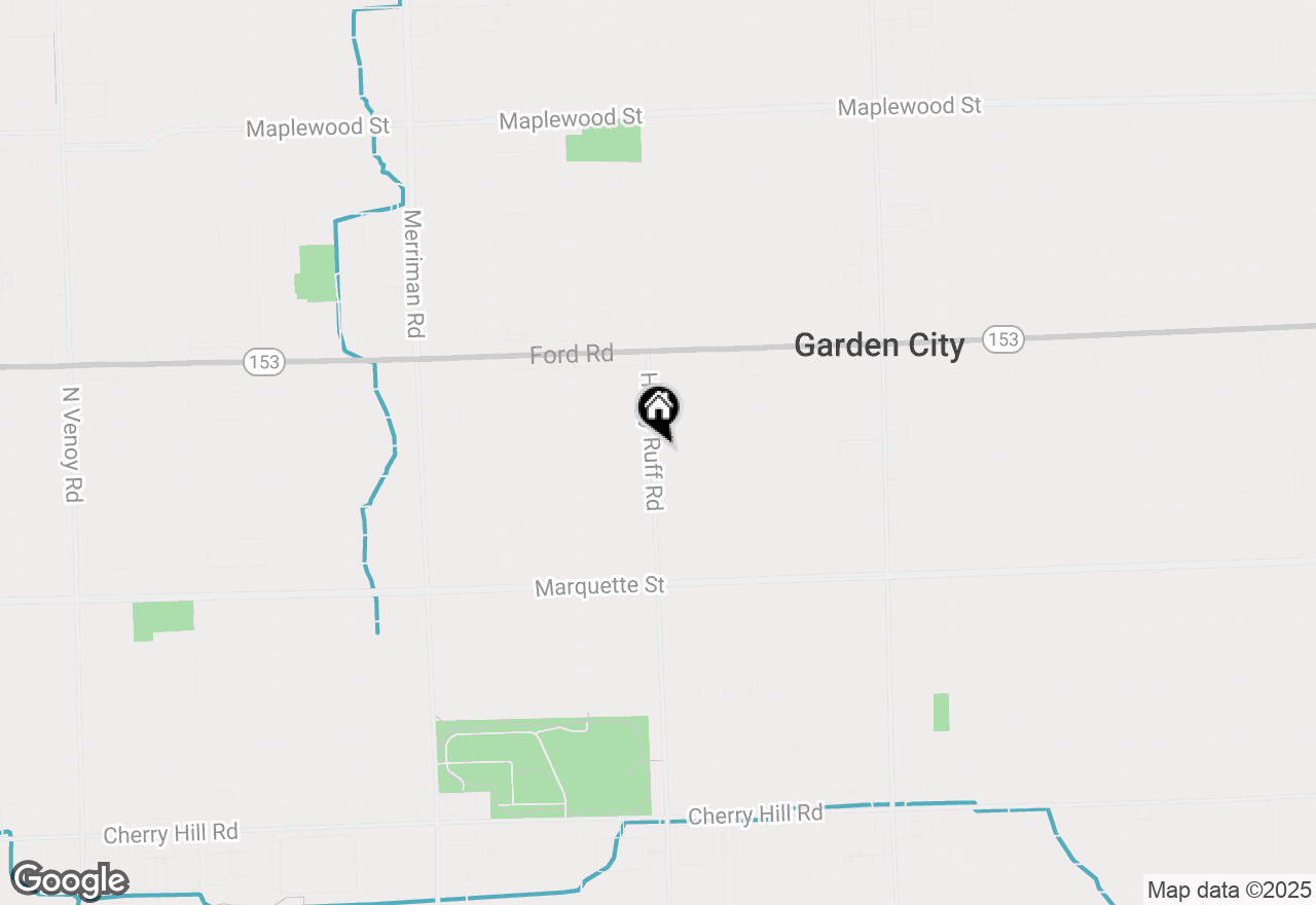 Map of 1744 Henry Ruff Road, Garden City, MI 48135