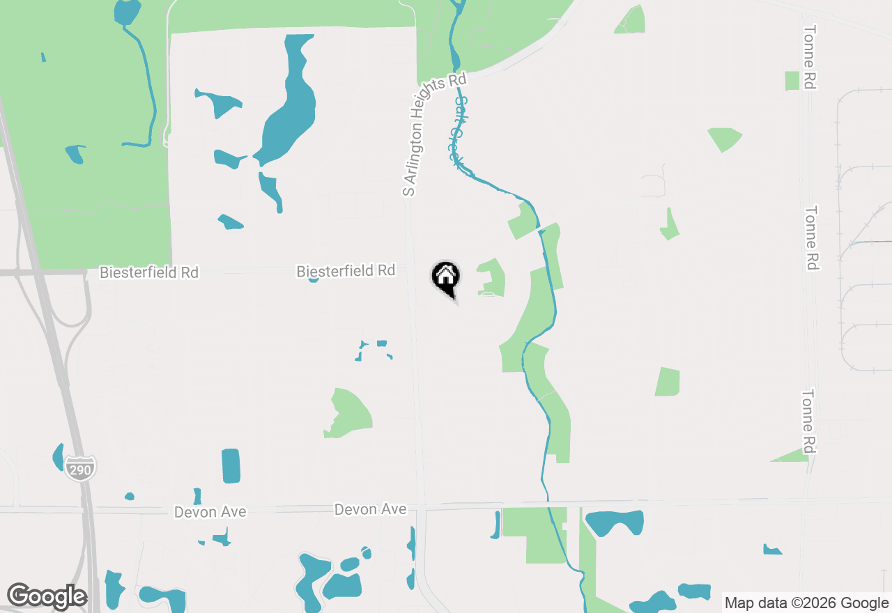 Map of 43 Grange Road, Elk Grove Village, IL 60007