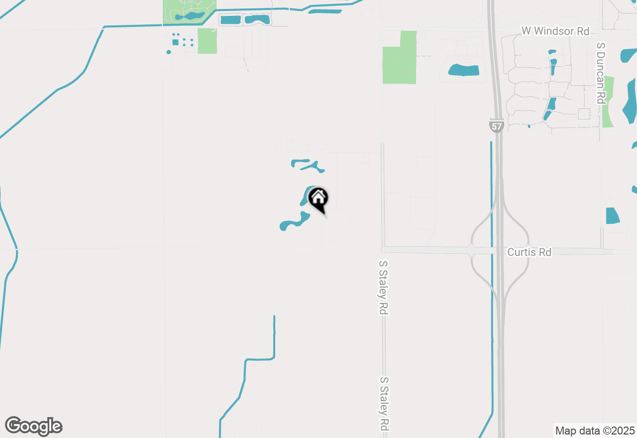 Map of 3311 Palmer Drive, Champaign, IL 61822