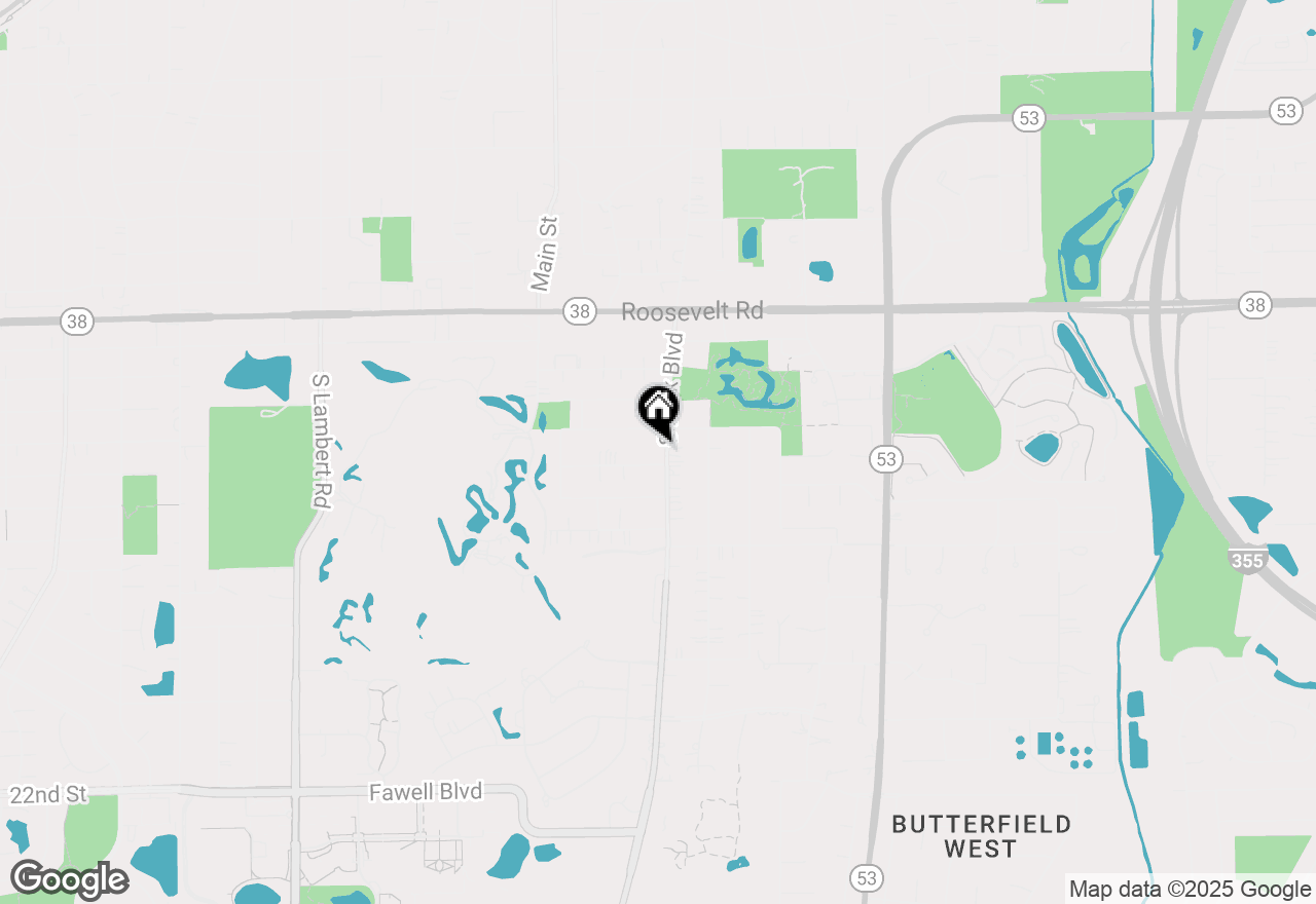 Map of 120 S Park Boulevard, Glen Ellyn, IL 60137