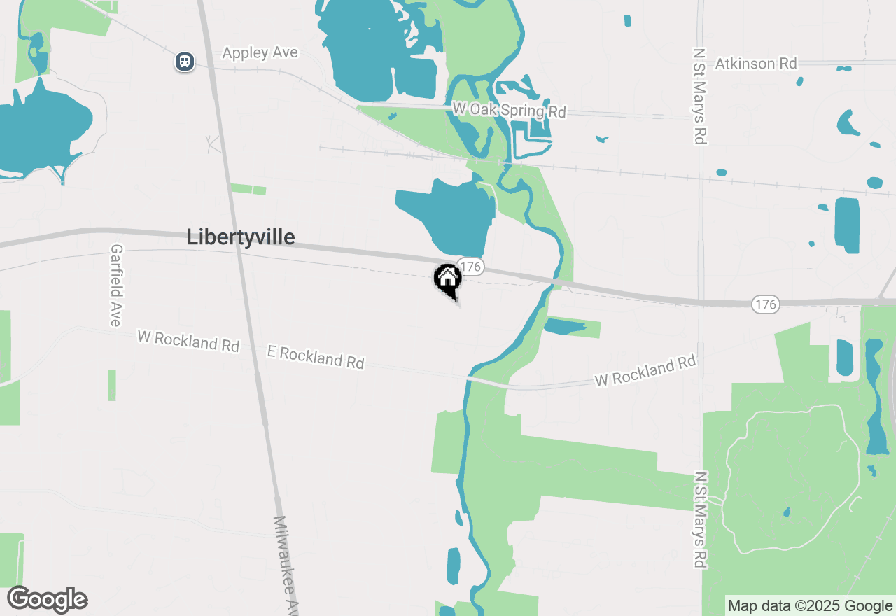 Map of 824 E Rockland Road, Libertyville, IL 60048