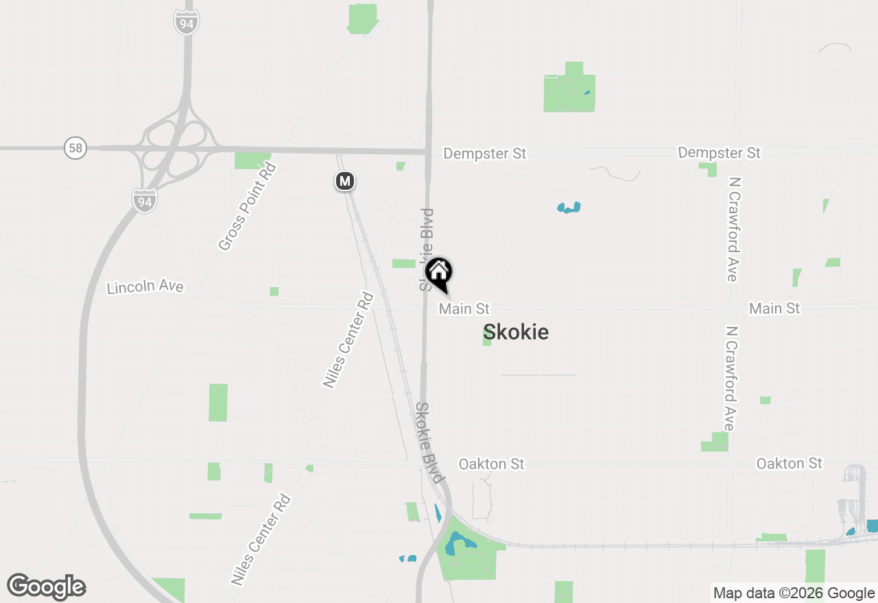 Map of 4740 Main Street #B, Skokie, IL 60076