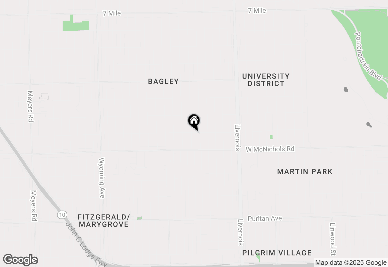 Map of 17214 Pennington Drive, Detroit, MI 48221