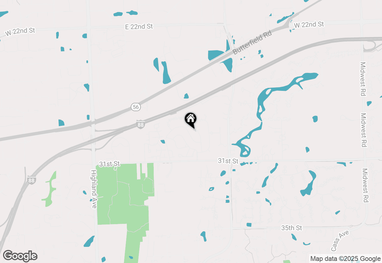 Map of 2S631 Avenue Latours, Oak Brook, IL 60523