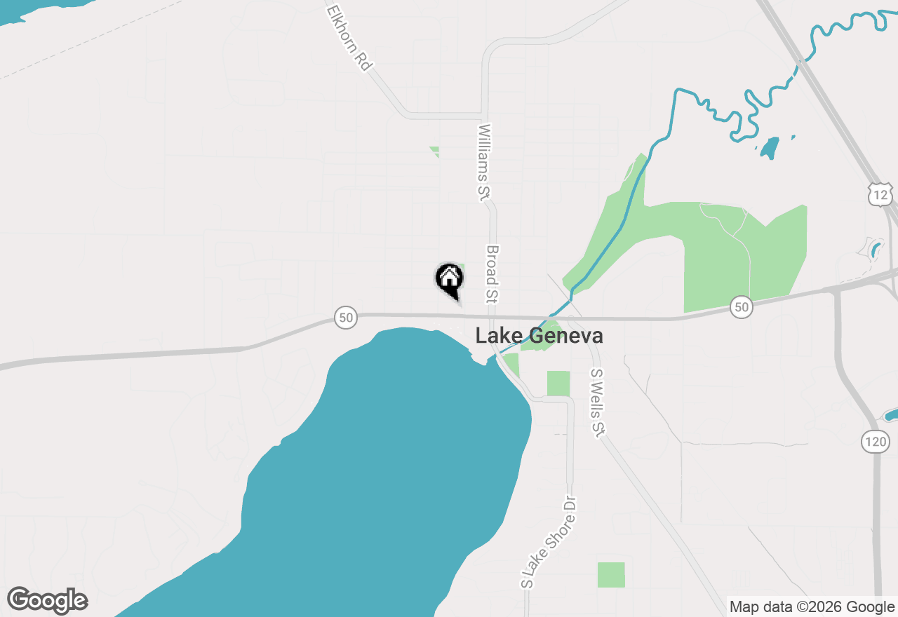 Map of 921 W Main St, Lake Geneva, WI 53147