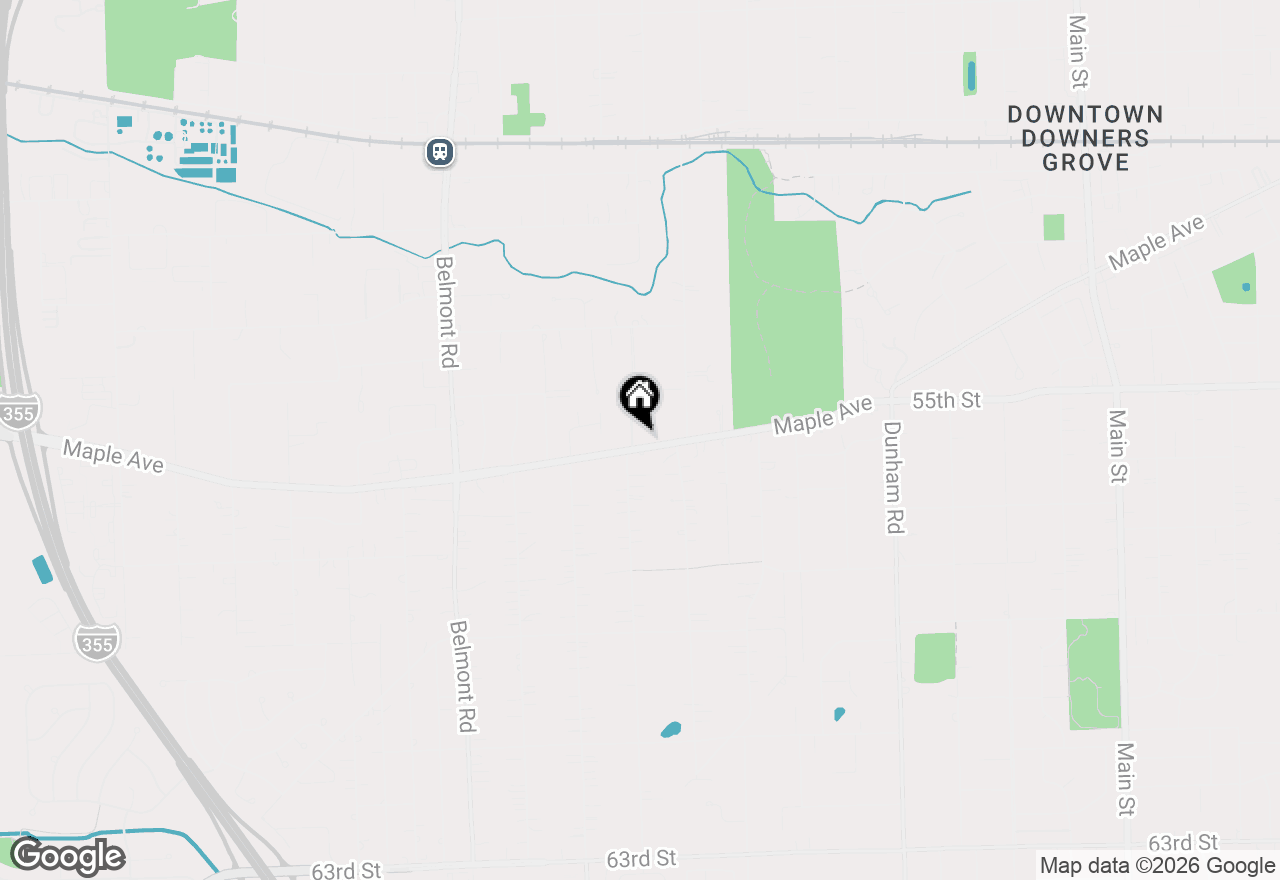Map of 1880 Maple Avenue, Downers Grove, IL 60515