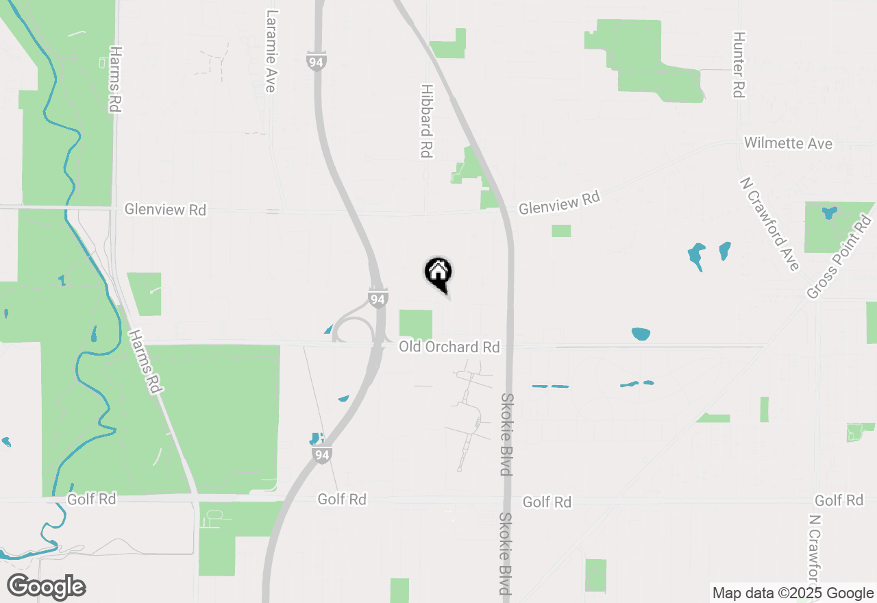 Map of 10067 Lavergne Avenue, Skokie, IL 60077