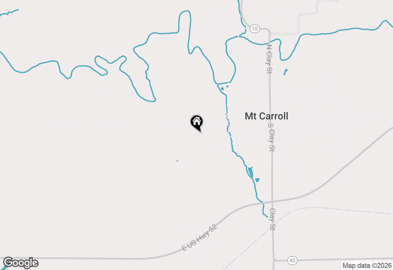 Map of 4 Geneva Street, Mt Carroll, IL 61053