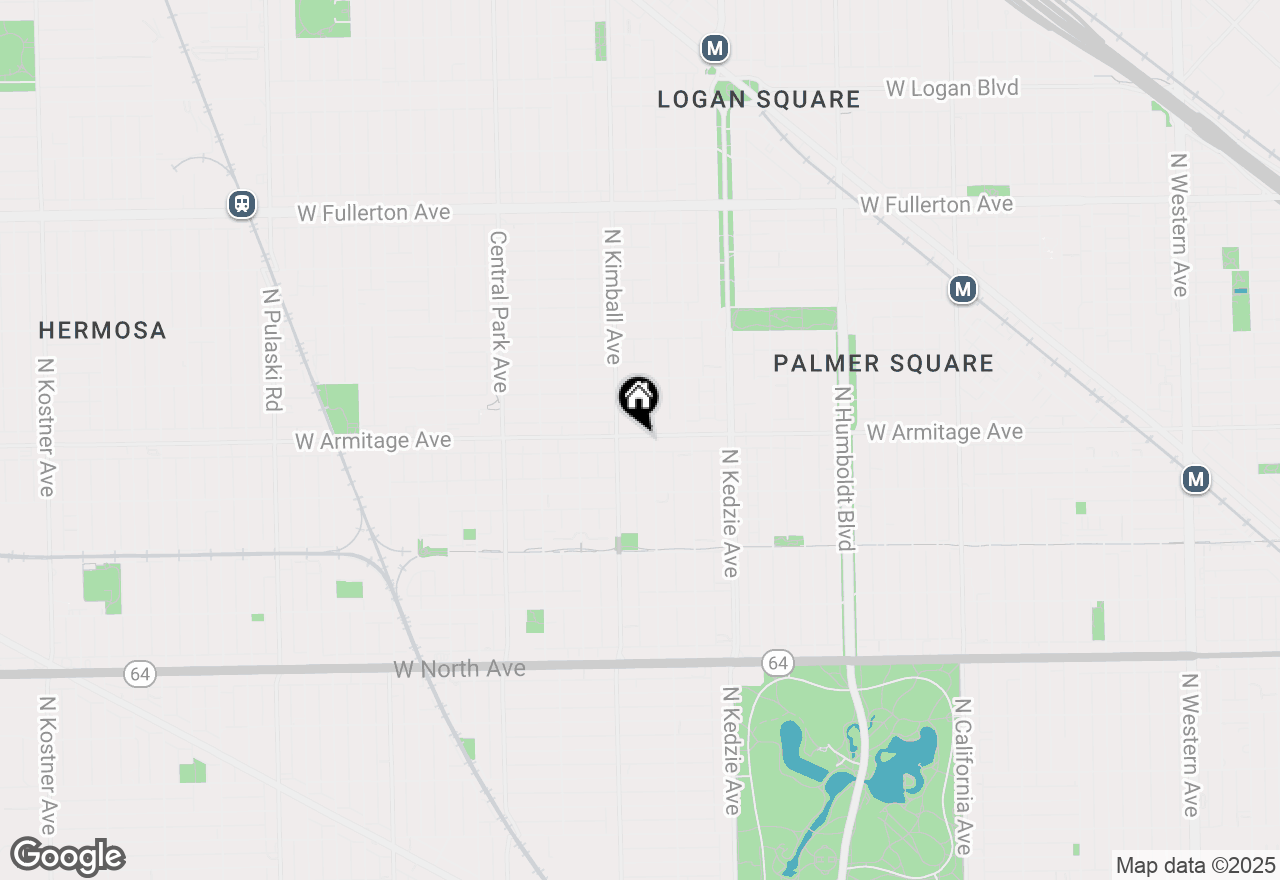 Map of 3315 W Armitage Avenue, Chicago, IL 60647