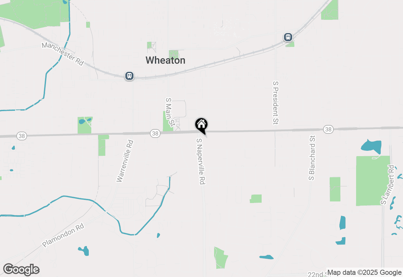 Map of 715 S Naperville Road, Wheaton, IL 60189