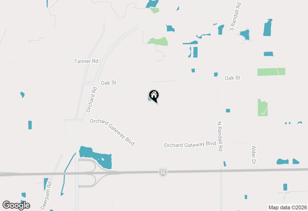 Map of 47 Windstone Drive, North Aurora, IL 60542