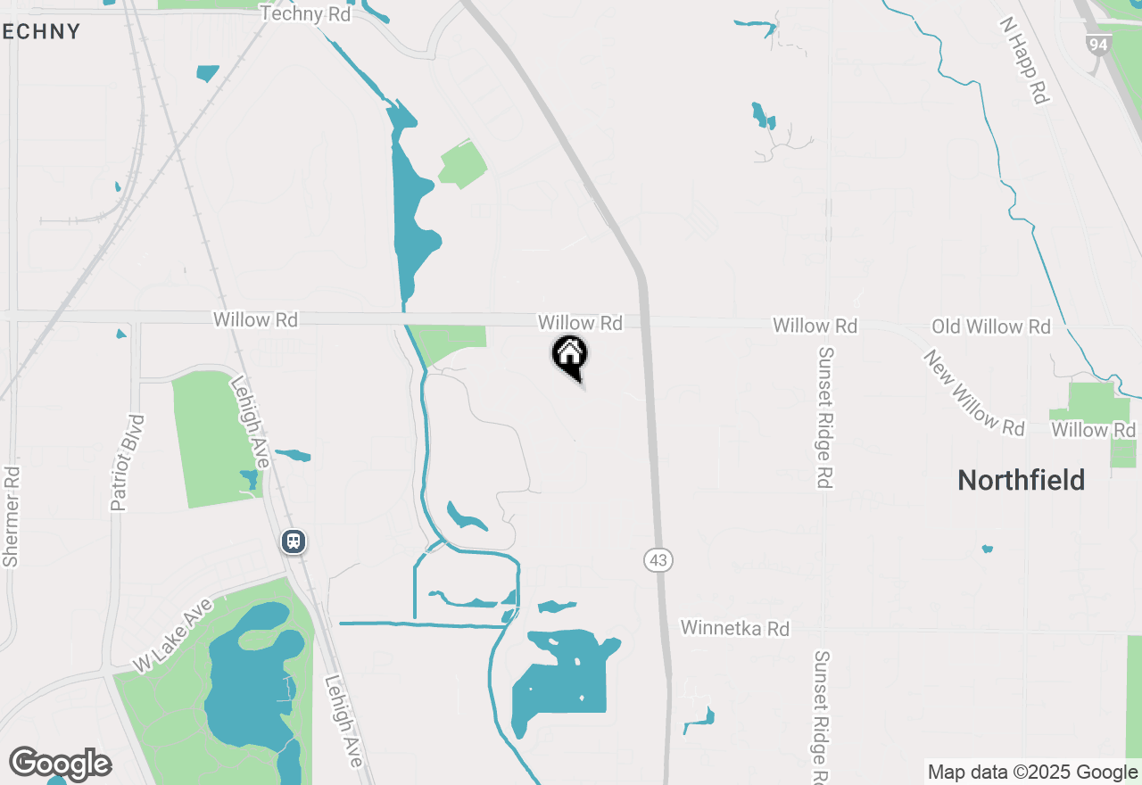 Map of 1808 Camden Drive, Glenview, IL 60025