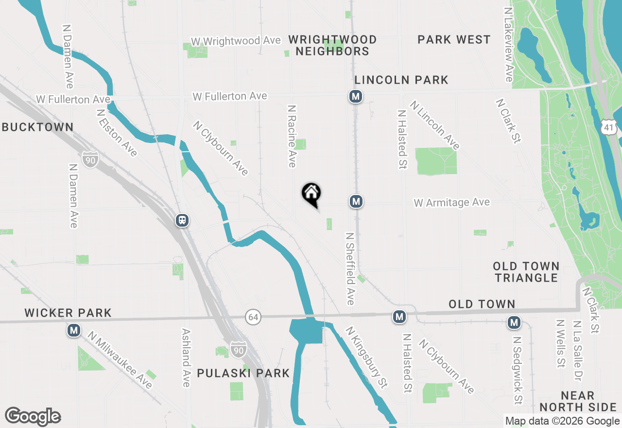 Map of 1967 N Maud Avenue #A, Chicago, IL 60614