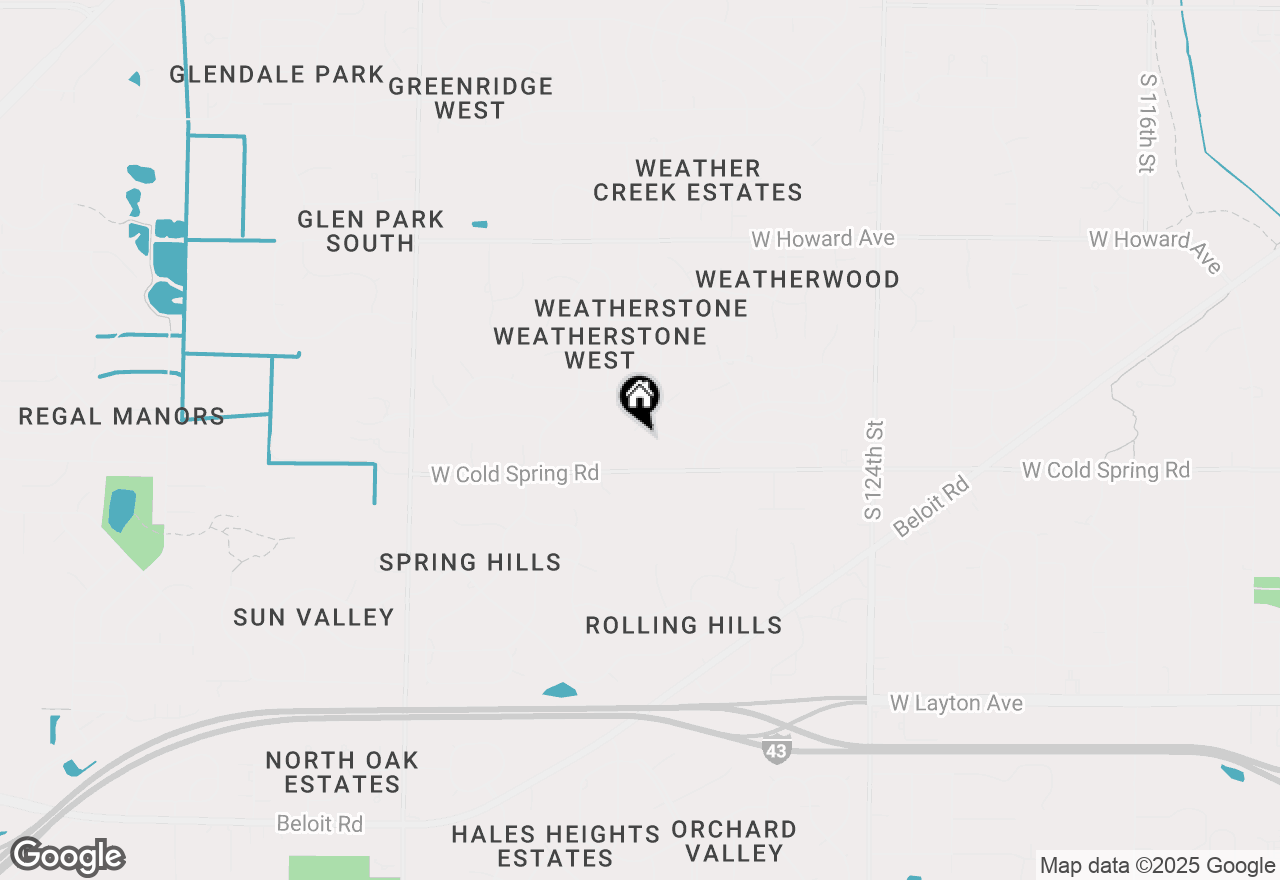 Map of 4233 S Coventry Ct, New Berlin, WI 53151