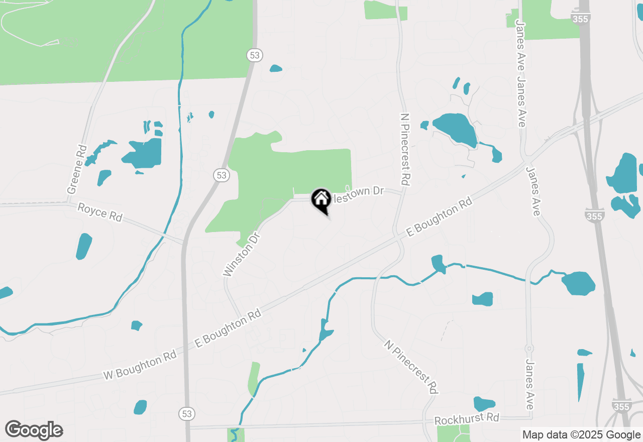 Map of 5 Derbyshire Court, Bolingbrook, IL 60440