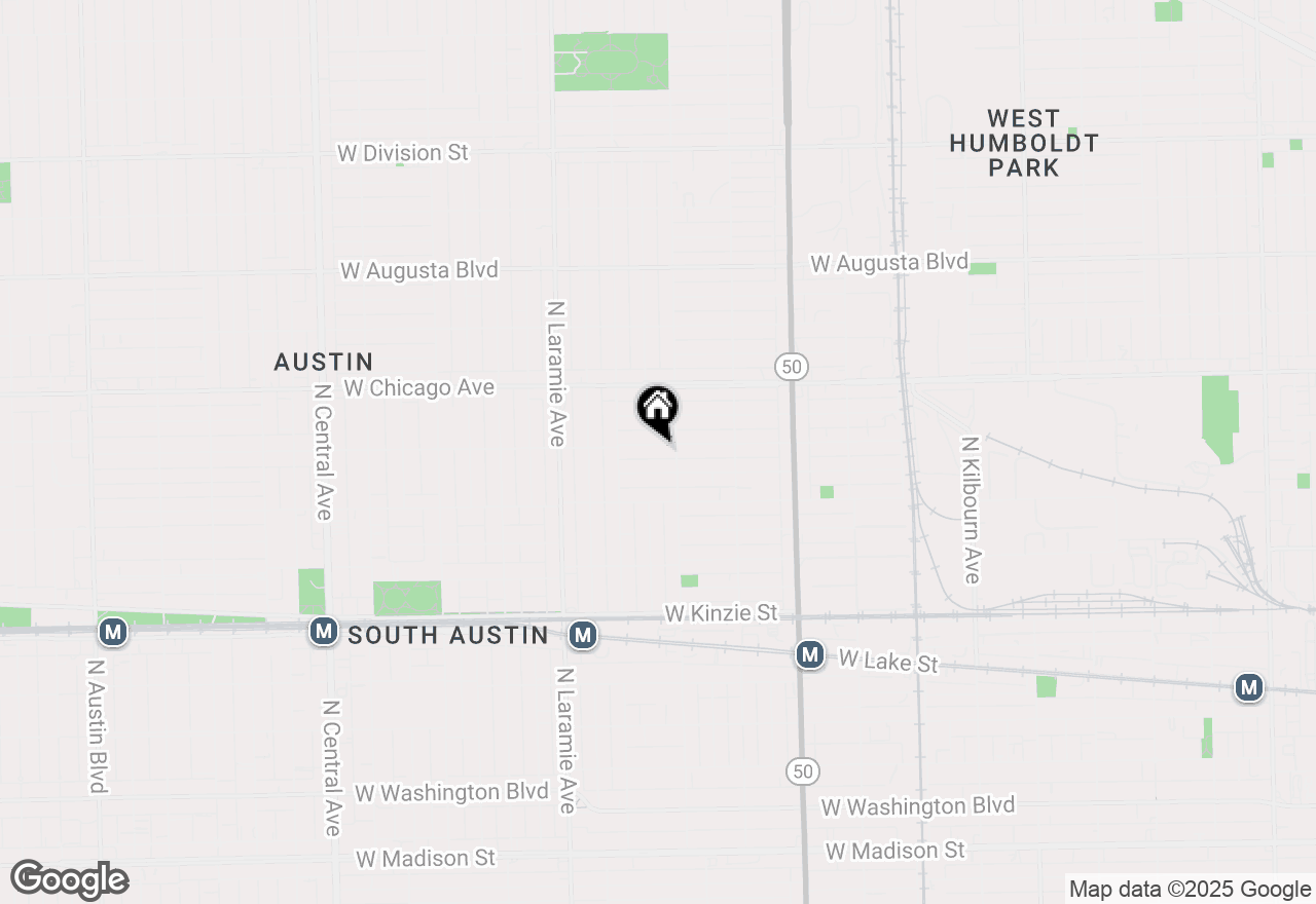 Map of 5017 W Huron Street, Chicago, IL 60644