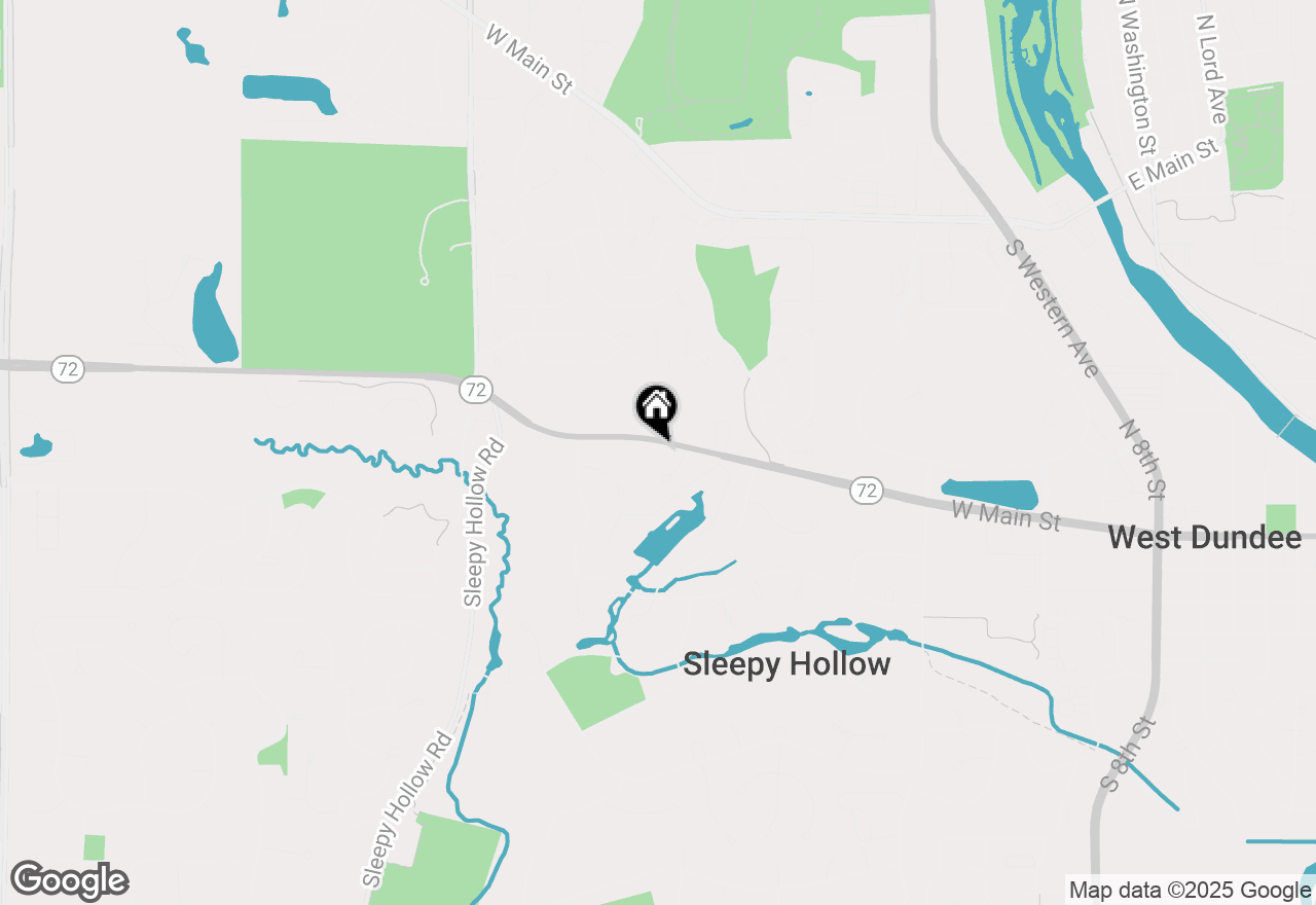 Map of 1715 W Main Street, Sleepy Hollow, IL 60118