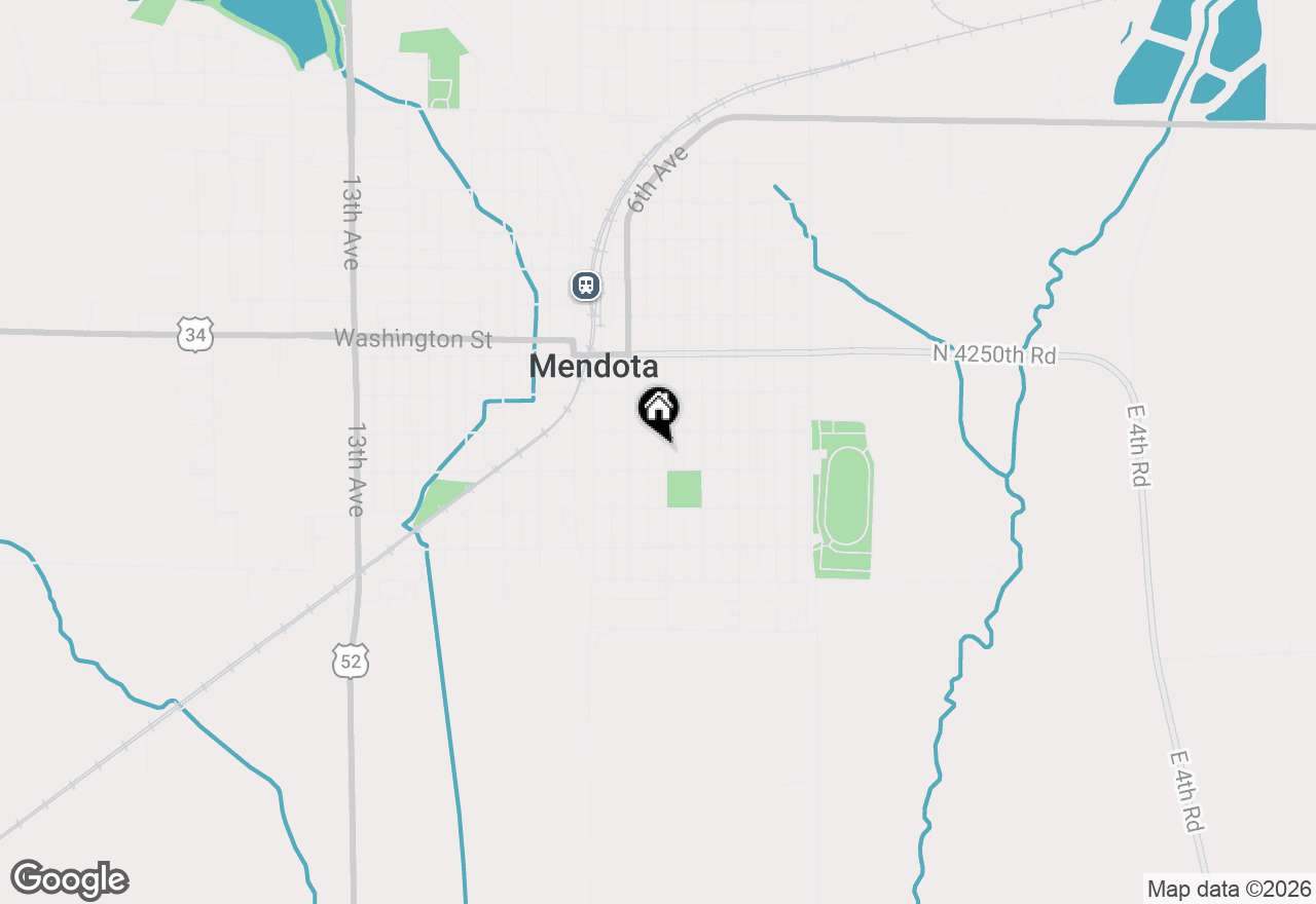 Map of 404 5th Avenue, Mendota, IL 61342