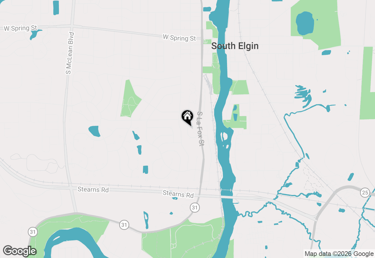 Map of 320 Woodridge Circle #B, South Elgin, IL 60177