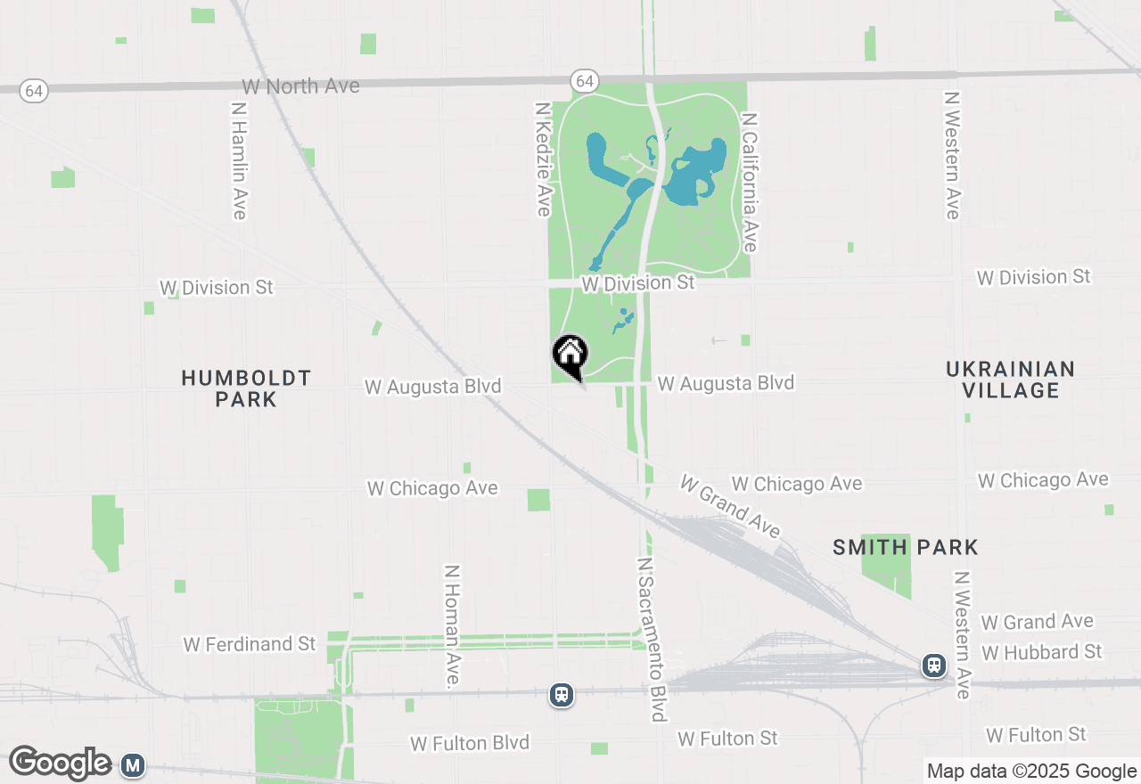 Map of 3135 W Augusta Boulevard #3R, Chicago, IL 60622