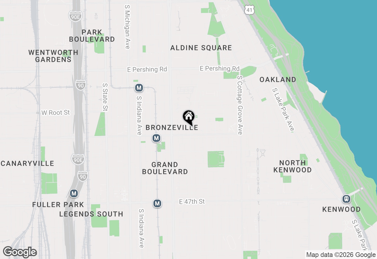 Map of 4242 S Vincennes Avenue #2, Chicago, IL 60653