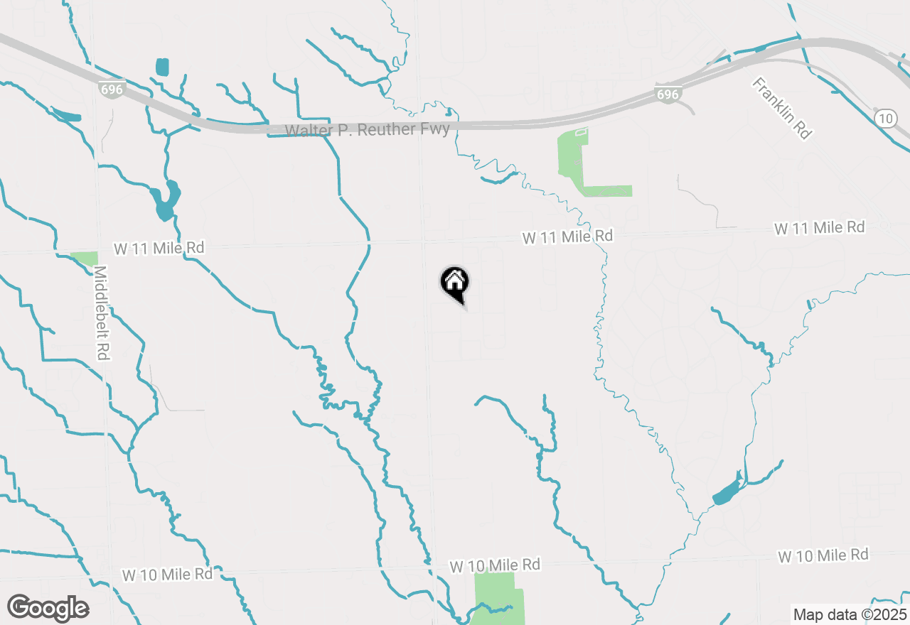 Map of 26216 Summerdale Drive, Southfield, MI 48033