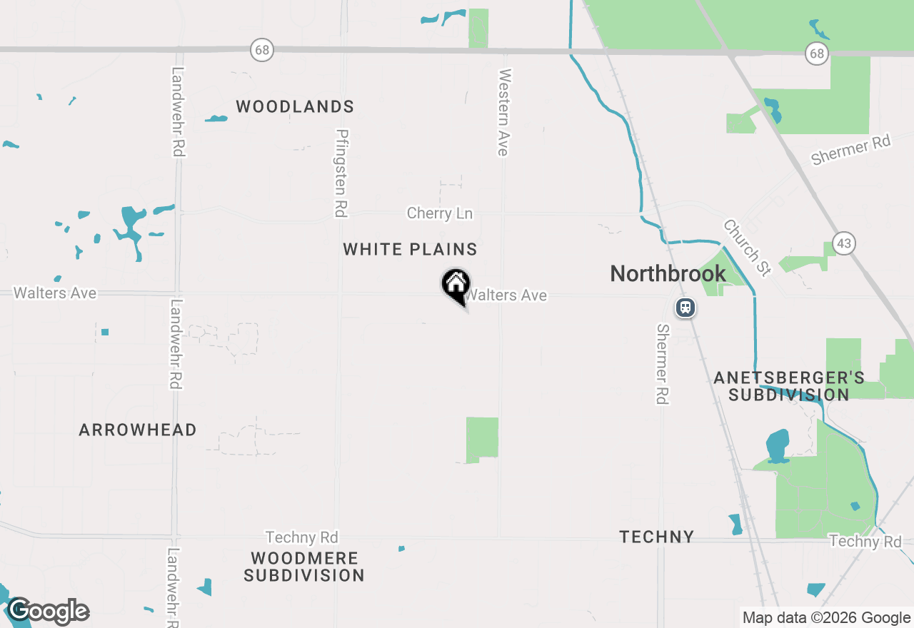 Map of 1426 Wescott Road, Northbrook, IL 60062