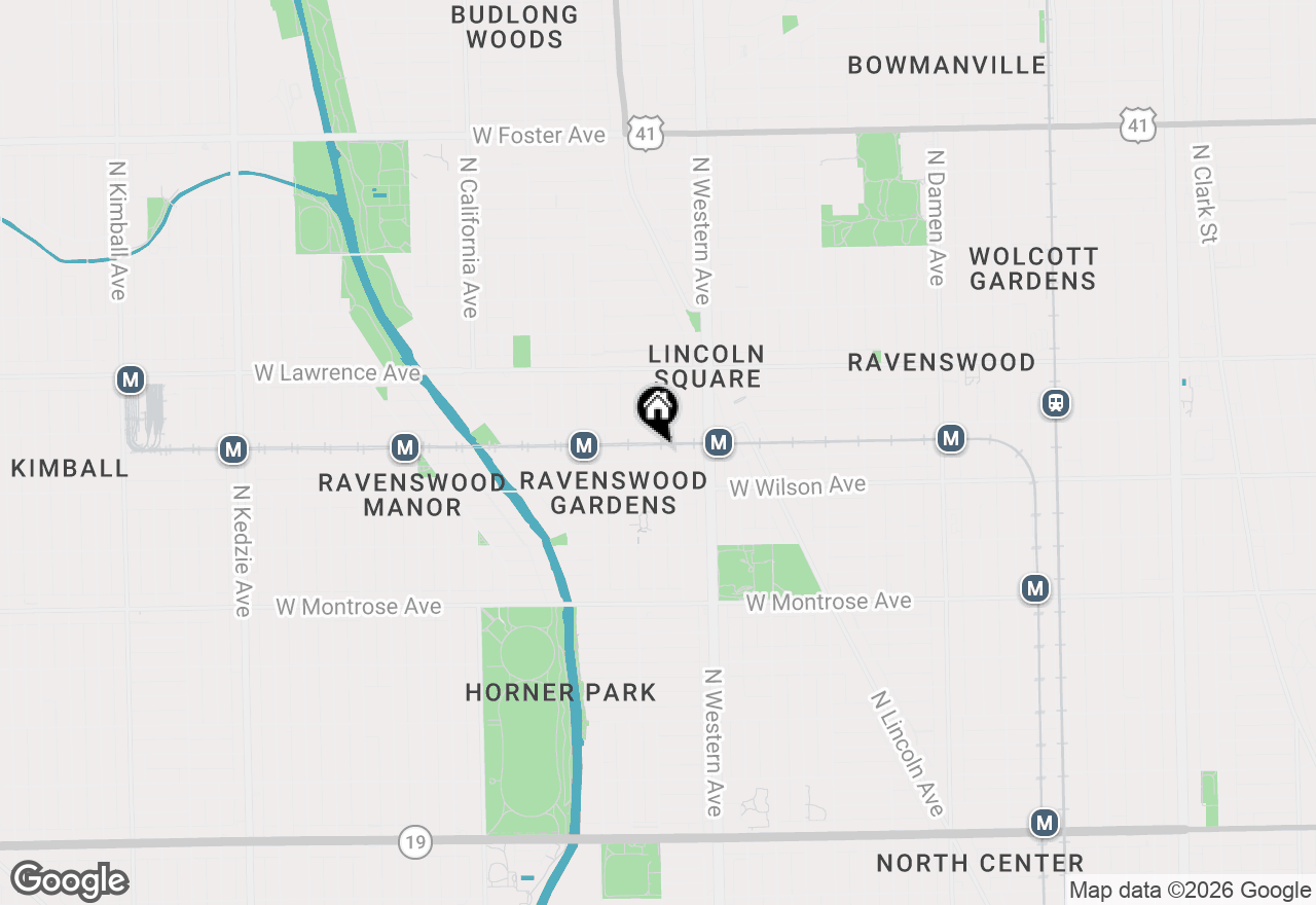 Map of 2456 W Eastwood Avenue #3, Chicago, IL 60625