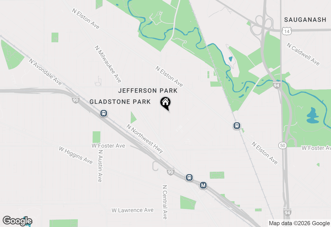 Map of 5408 N Luna Avenue, Chicago, IL 60630