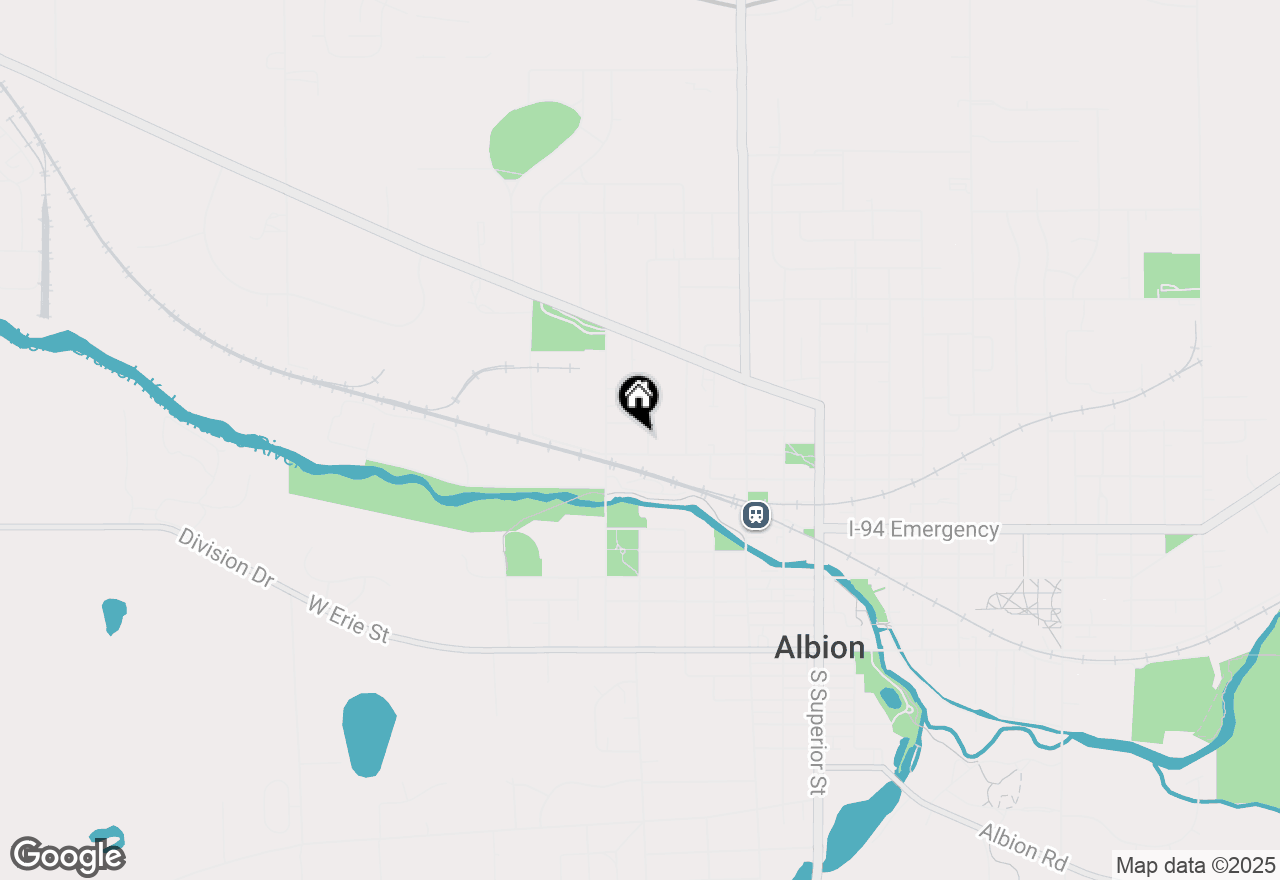 Map of 613 Williams Street, Albion, MI 49224