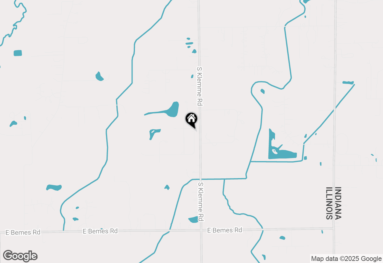 Map of 26114 S Victoria Lane, Crete, IL 60417