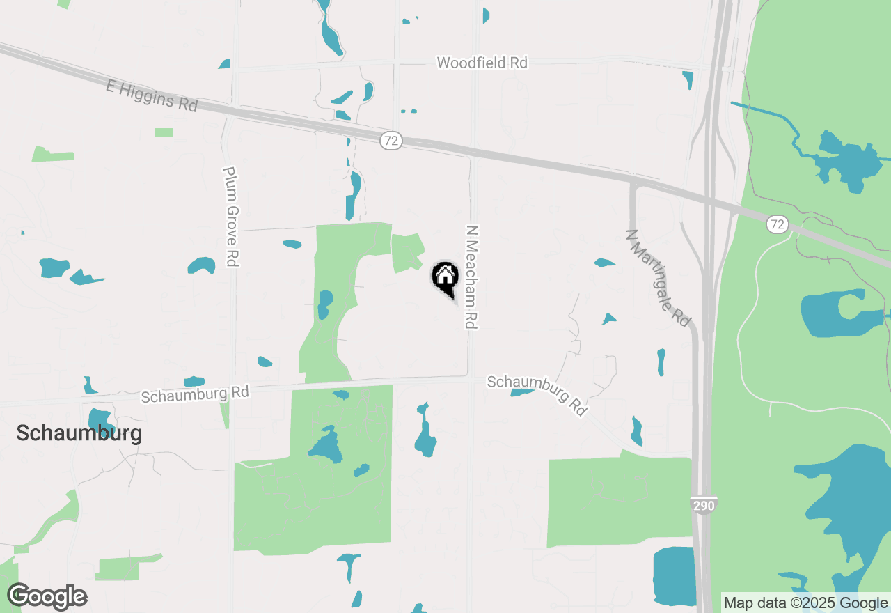 Map of 65 Nicolette Avenue, Schaumburg, IL 60173