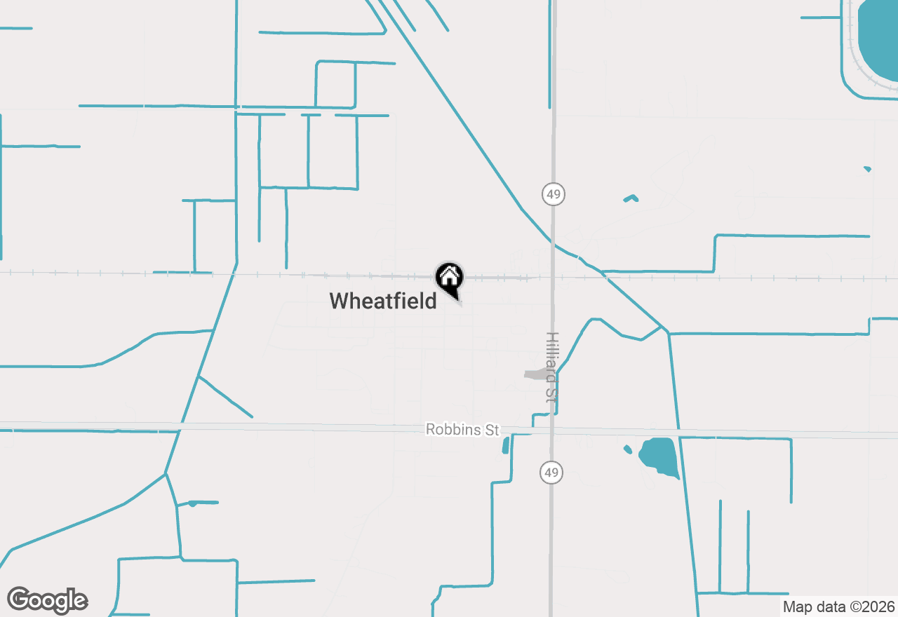 Map of 205 E Grove Street, Wheatfield, IN 46392
