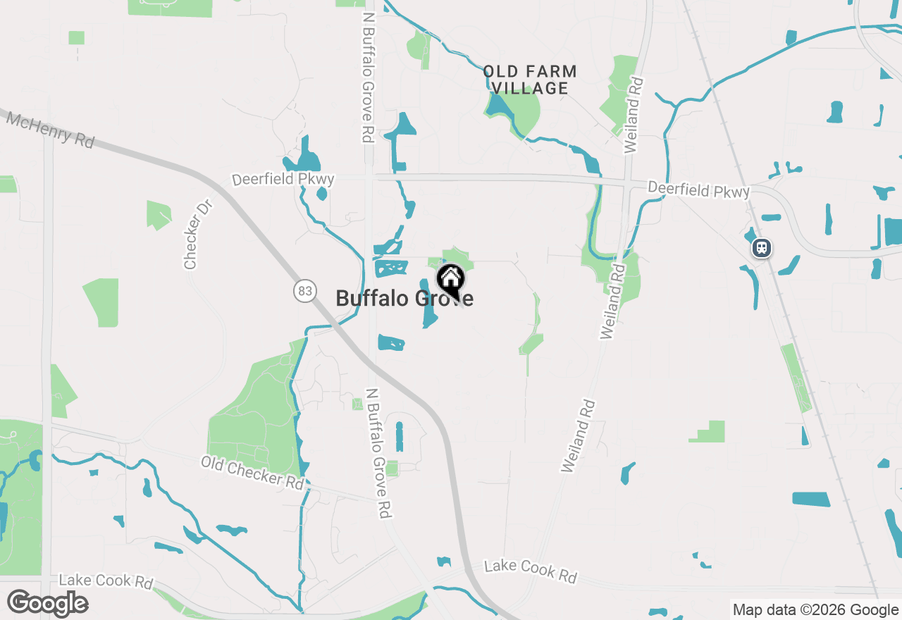 Map of 720 Dunhill Drive, Buffalo Grove, IL 60089