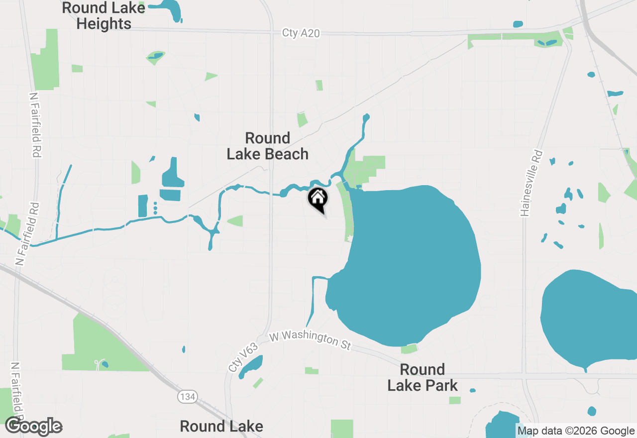 Map of 111 Ferndale Drive, Round Lake Beach, IL 60073