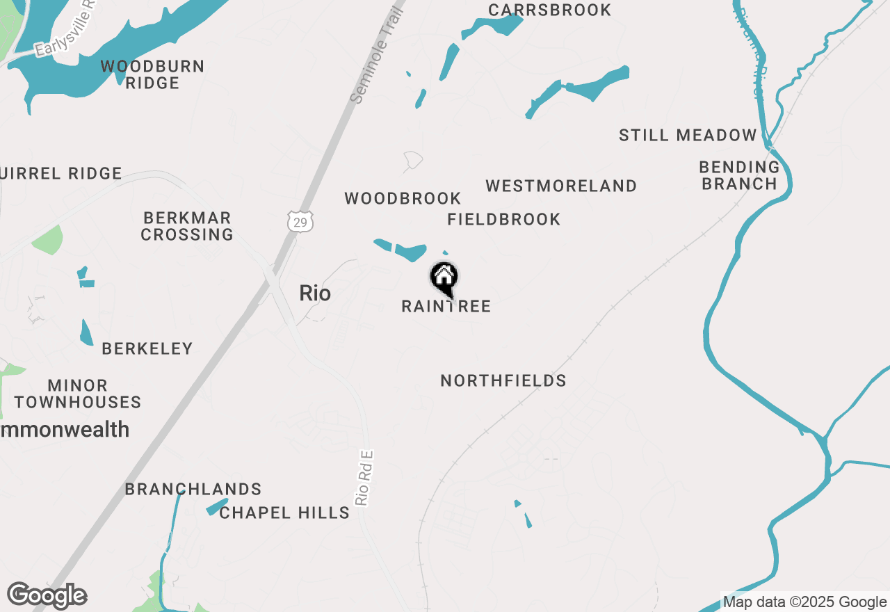 Map of 1600 Old Brook Rd, Charlottesville, VA 22903