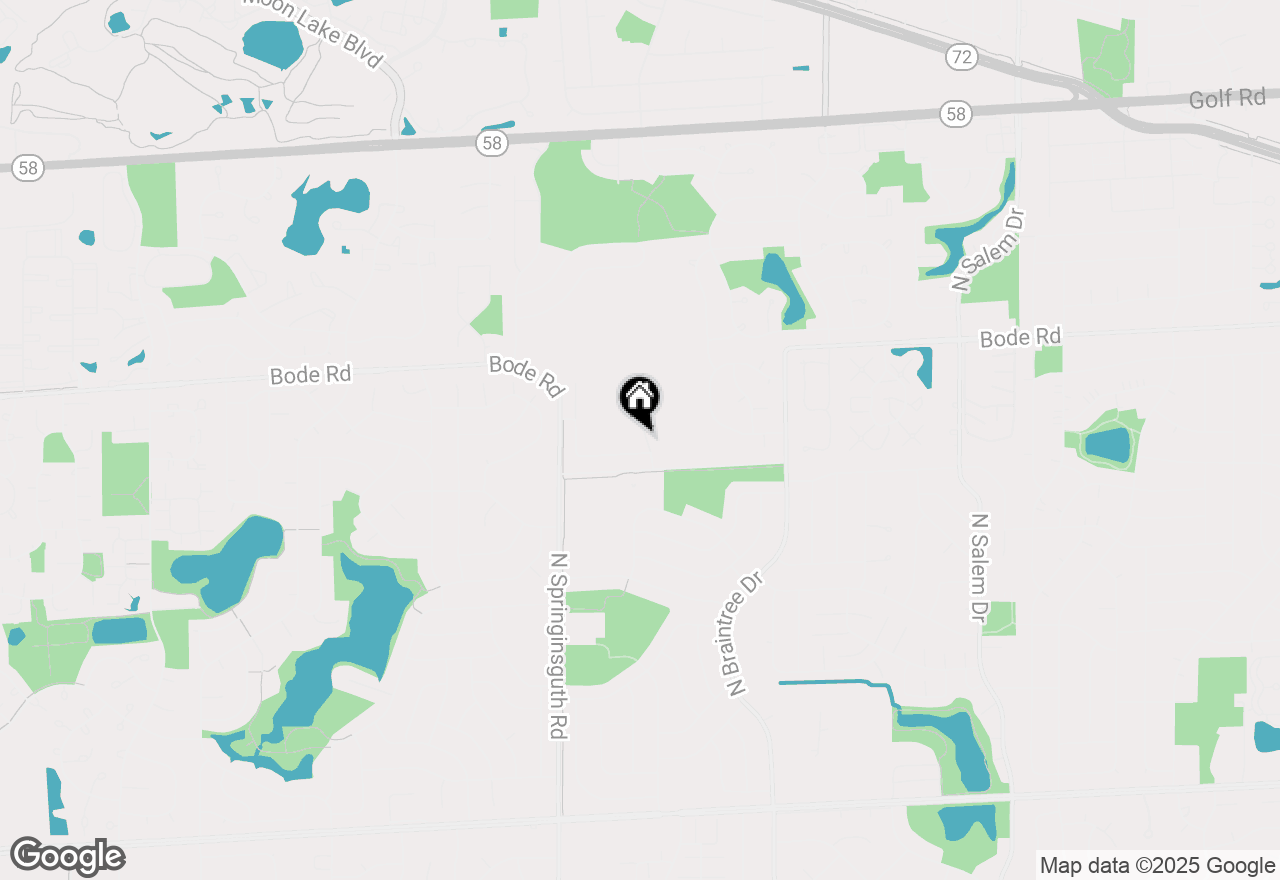 Map of 640 Downey Street, Hoffman Estates, IL 60169