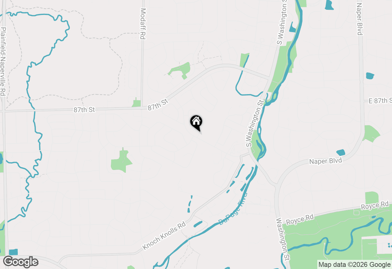Map of 2201 Pontiac Circle, Naperville, IL 60565