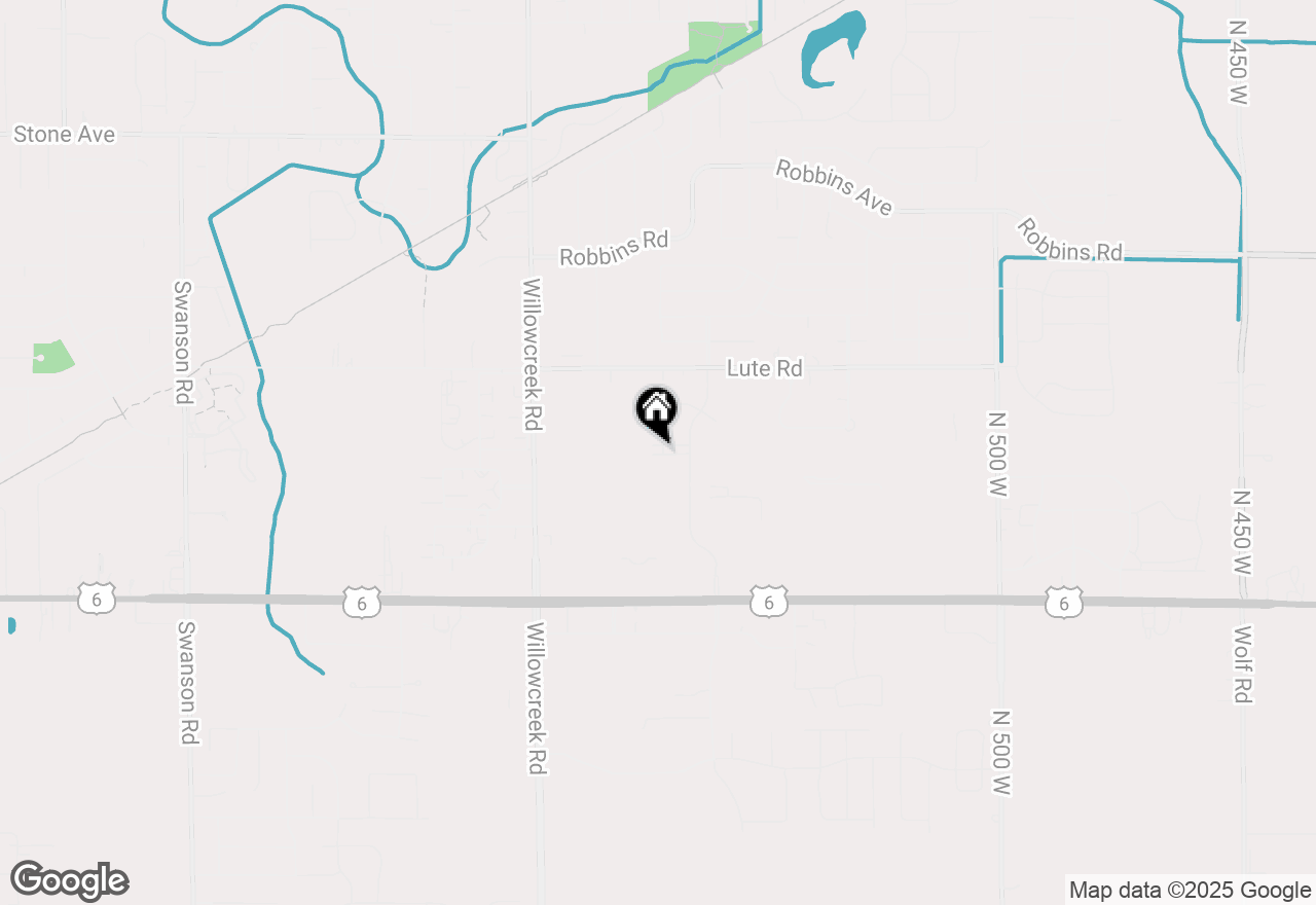 Map of 6133 Rushing Avenue, Portage, IN 46368