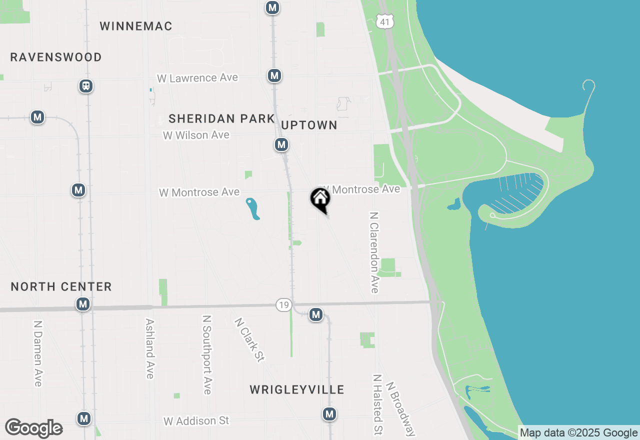 Map of 4301 N Sheridan Road #202, Chicago, IL 60613