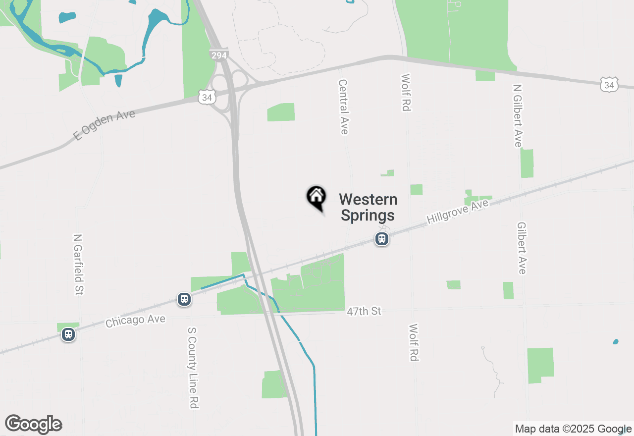 Map of 4348 Prospect Avenue, Western Springs, IL 60558