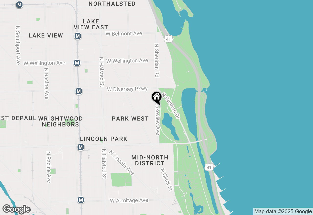 Map of 2626 N Lakeview Avenue #610, Chicago, IL 60614