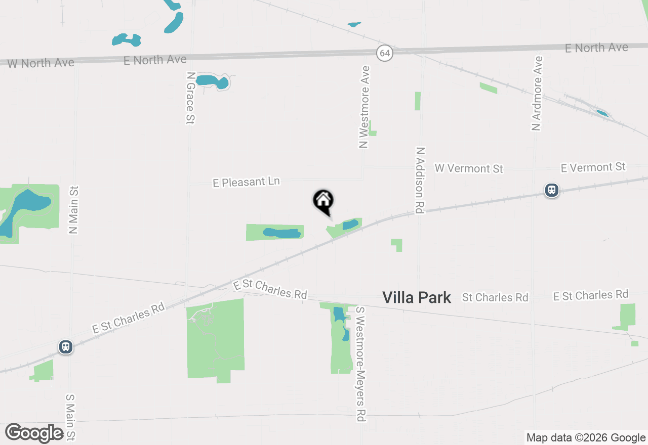 Map of 324 Mission Avenue, Villa Park, IL 60181