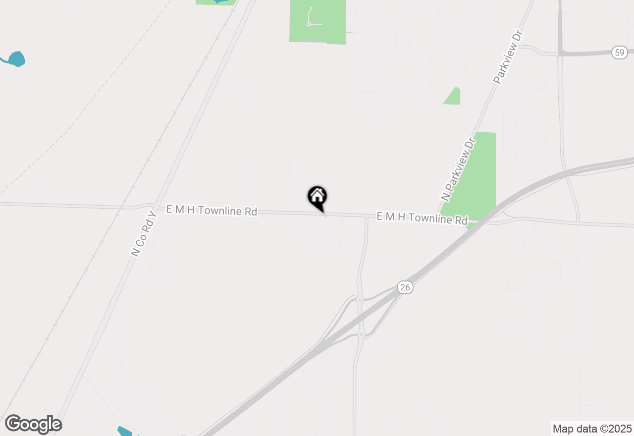 Map of 4428 E M-h Townline Road, Milton, WI 53563